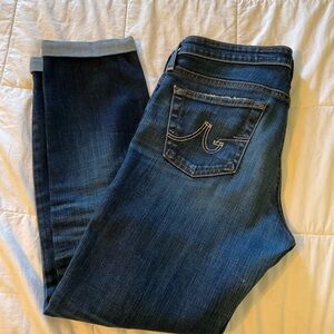 Ag Adriano Goldschmied Dark Blue Denim Jeans